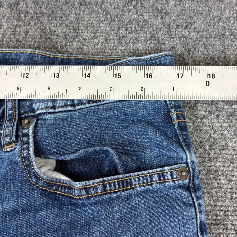 Banana‎ Republic Slim Techmotion Jeans Mens 36x32 Blue Denim Medium Wash 35x30